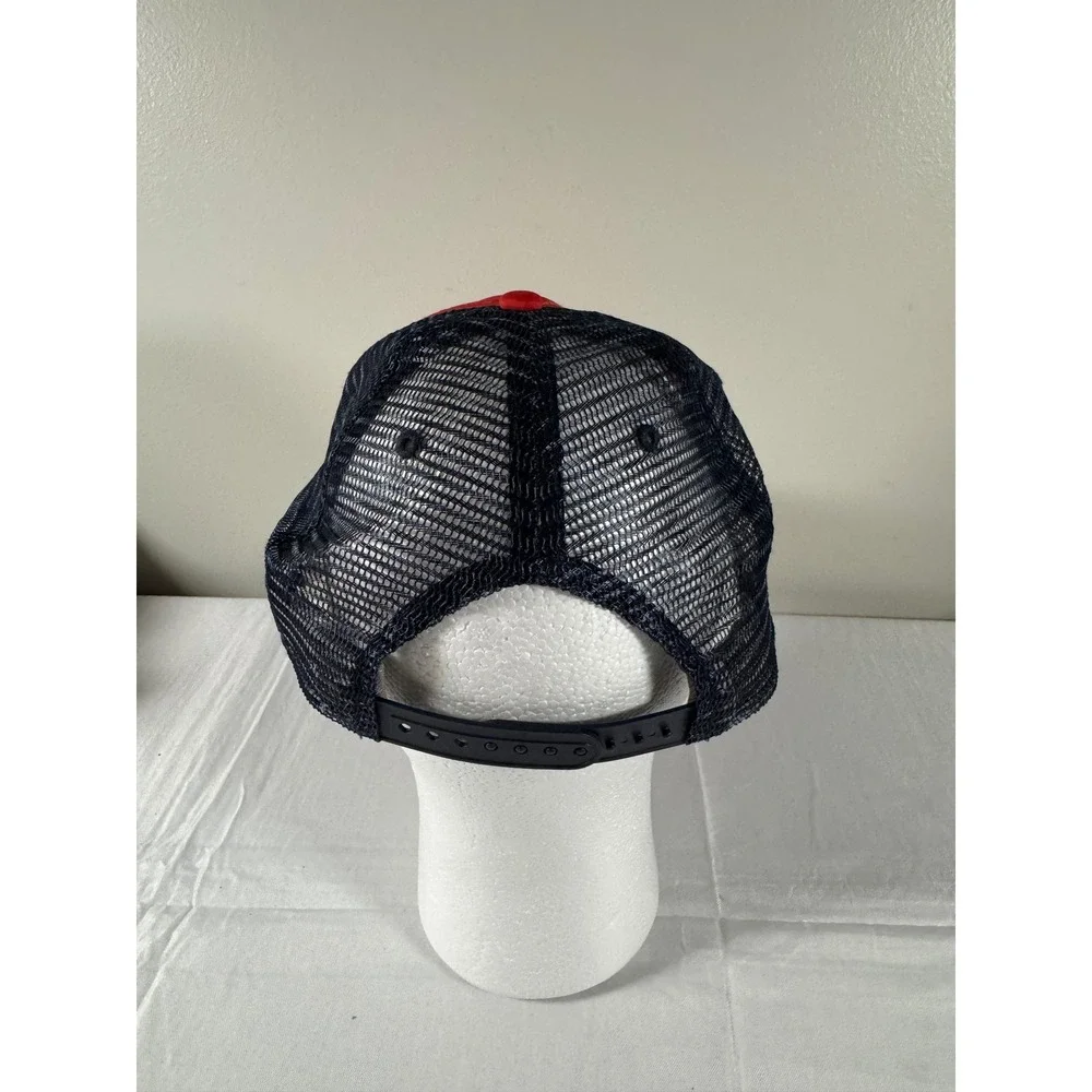 Imperial The Open 148th Royal Portrush Golf Hat Red Navy Mesh Snapback Rope Cap